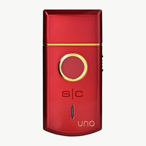 Uno Professional Single Foil Shaver with 'uno' branding on a light grey background