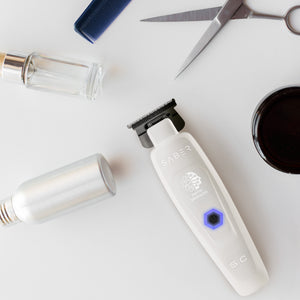 Saber Trimmer with Digital Brushless Motor tool with other times for size comparison