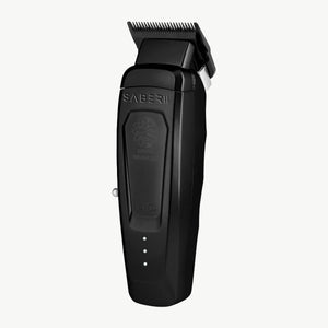 Black metal Saber 2 digital brushless clipper from diagonal angle.