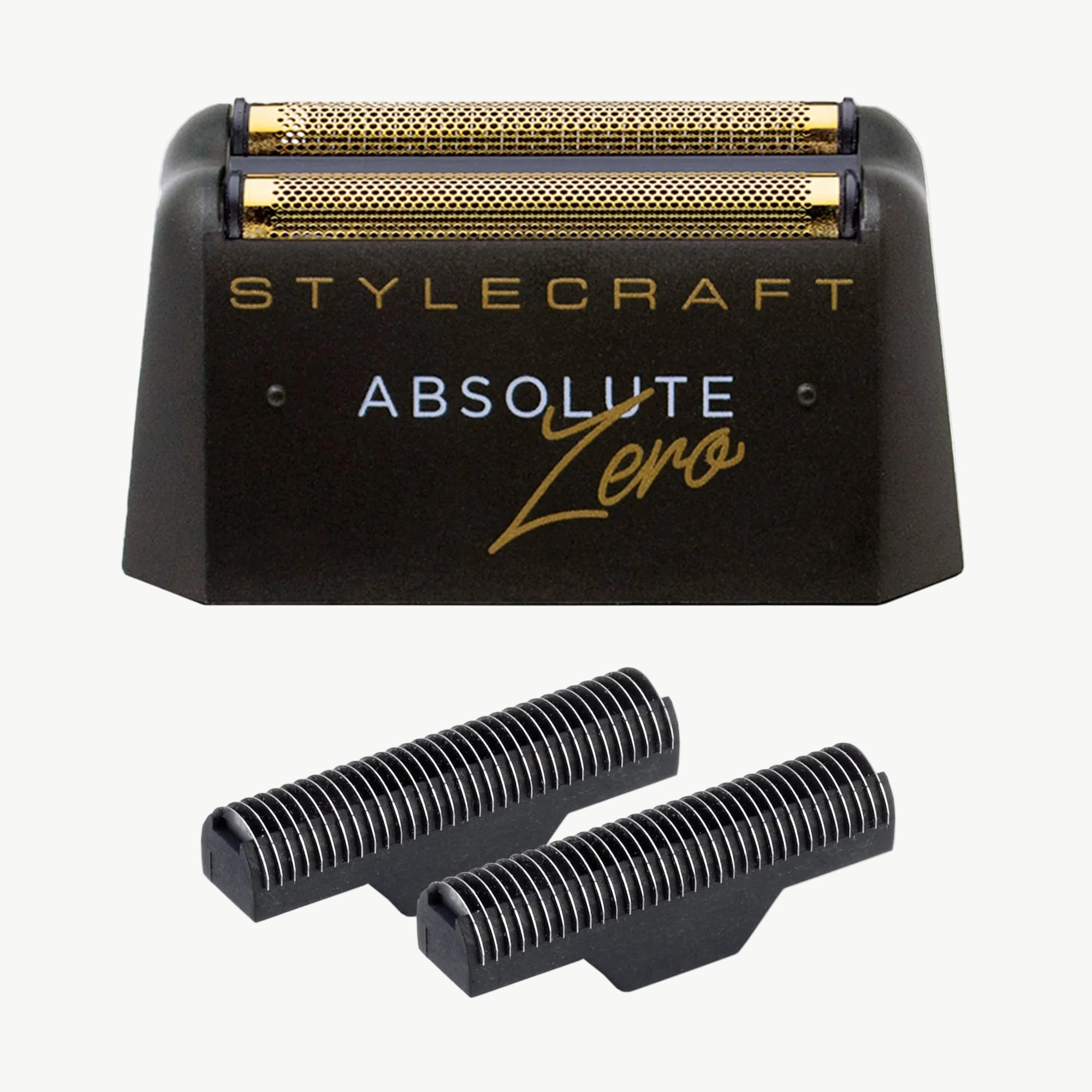 Gold Titanium Double Foil & Echo Cutters for the Absolute Zero Shaver