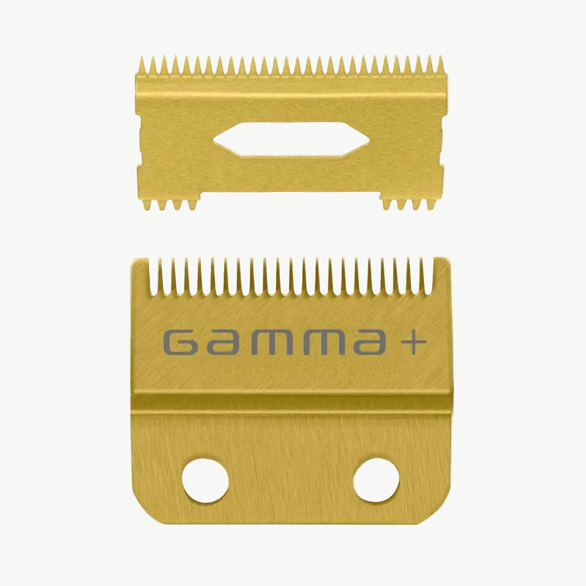 Gold Titanium Fade Clipper Blade and Slim Deep Tooth Cutter