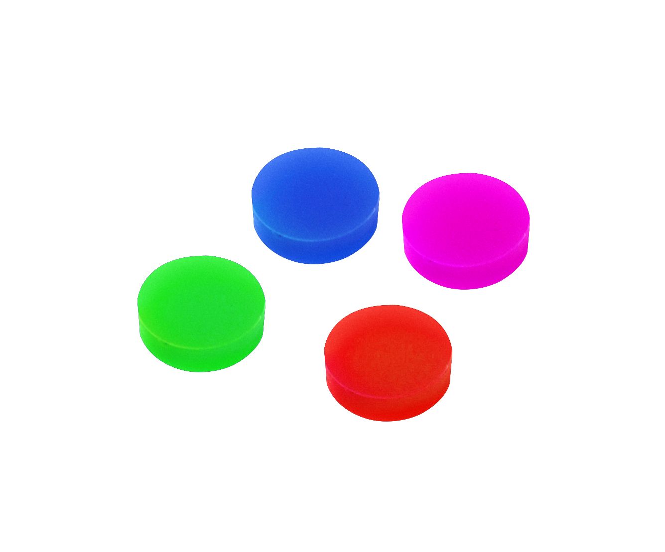 Replacement Part Spare Buttons 4 Pack (Red, Pink, Green, Blue) for Hitter and Protege Trimmers