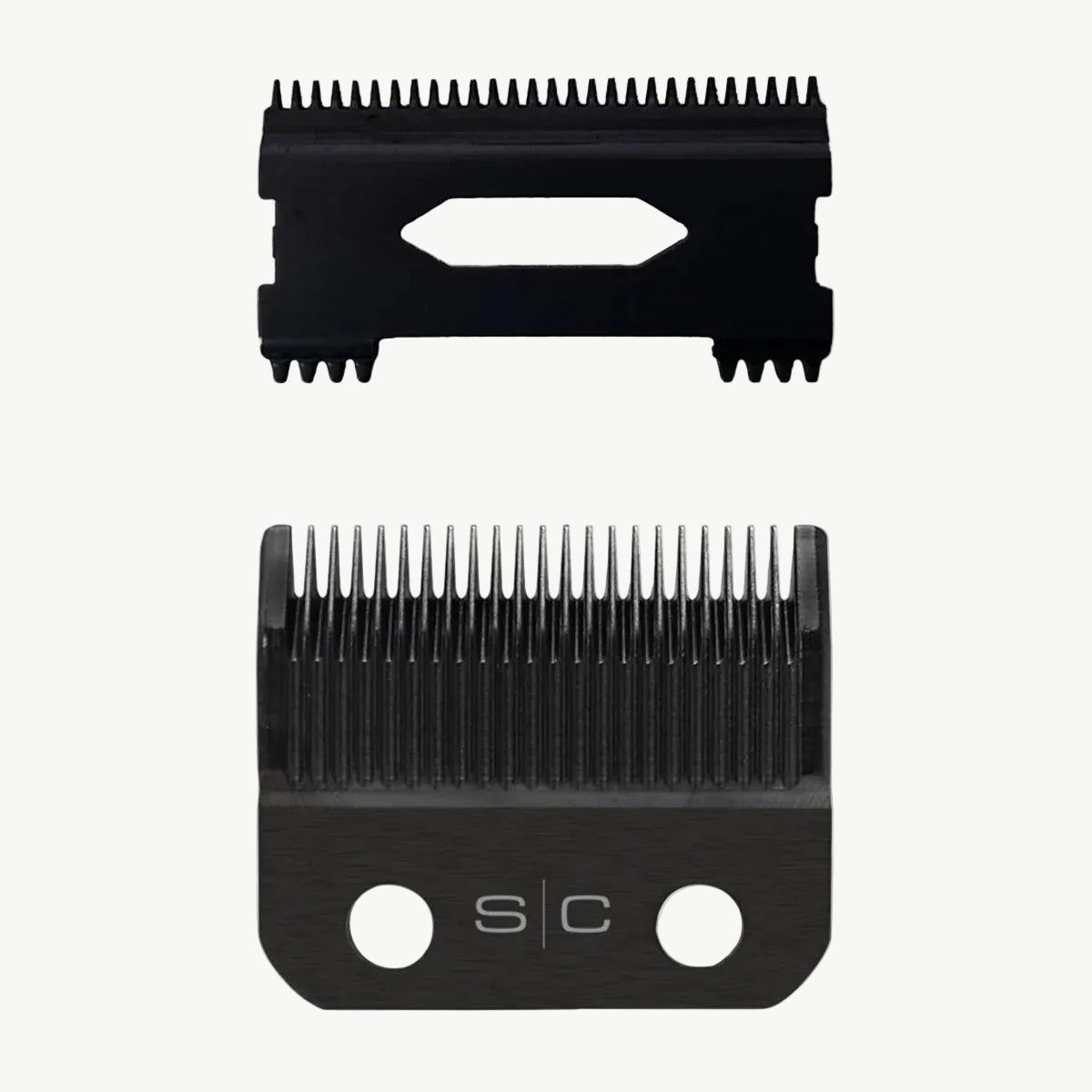 Black DLC Taper Clipper Blade and Shallow Tooth 2.0 Cutter