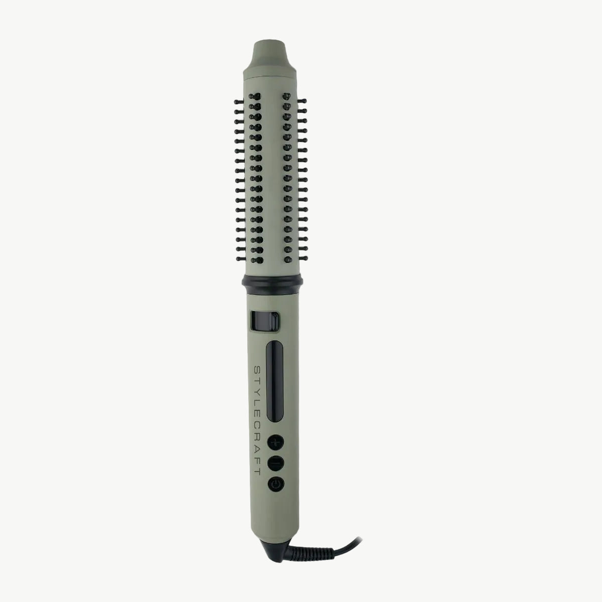 Sage Retractable Styling Brush & Curling Wand 1.25" viewed from front