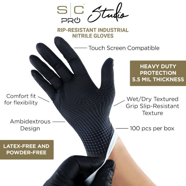 Nitrile Latex Free Gloves With Textured Grip | StyleCraft