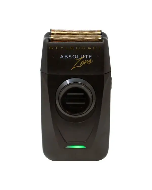 Absolute Zero - Professional Mens Foil Shaver with Built-in Retractable Trimmer