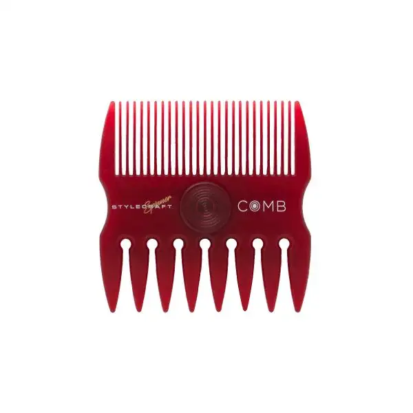 2 in 1 Spinner Fine/Coarse Tooth Texturizing and Grooming Hair Comb
