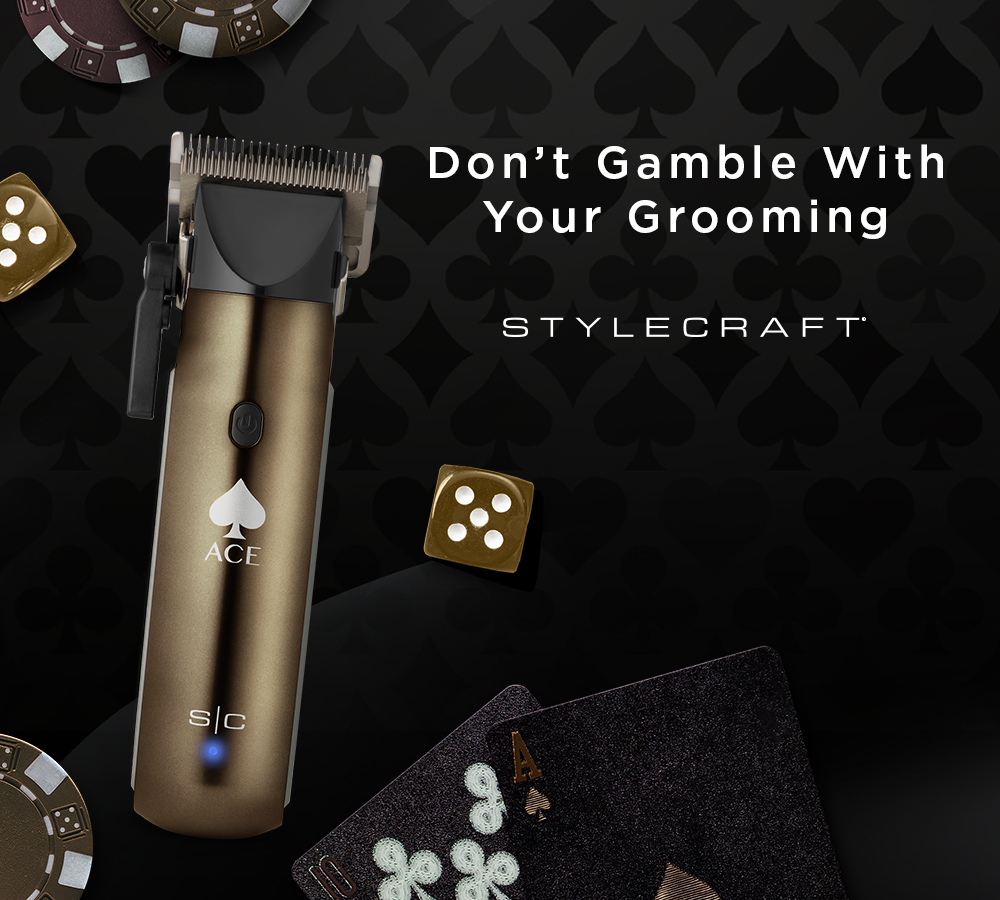 ACE Cordless Hair Clipper with Rotary Motor | StyleCraft US