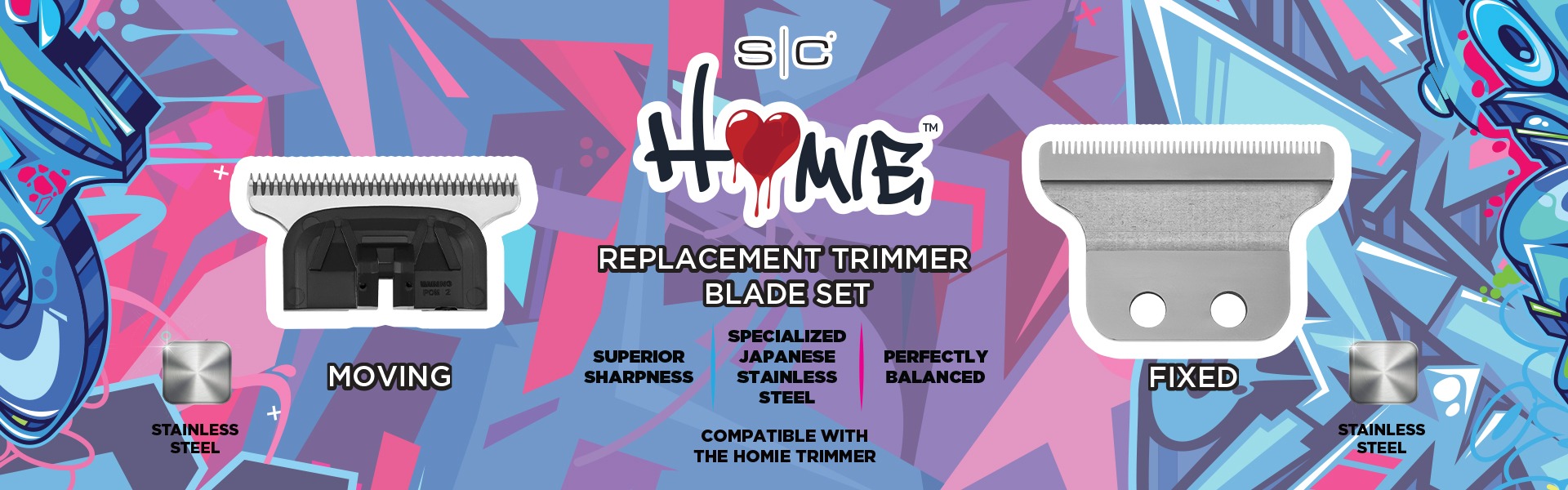 product banner with logo