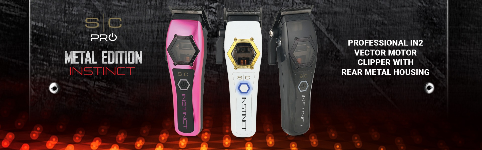 Instinct Metal Professional Hair Clipper with IN2 Vector Motor ...