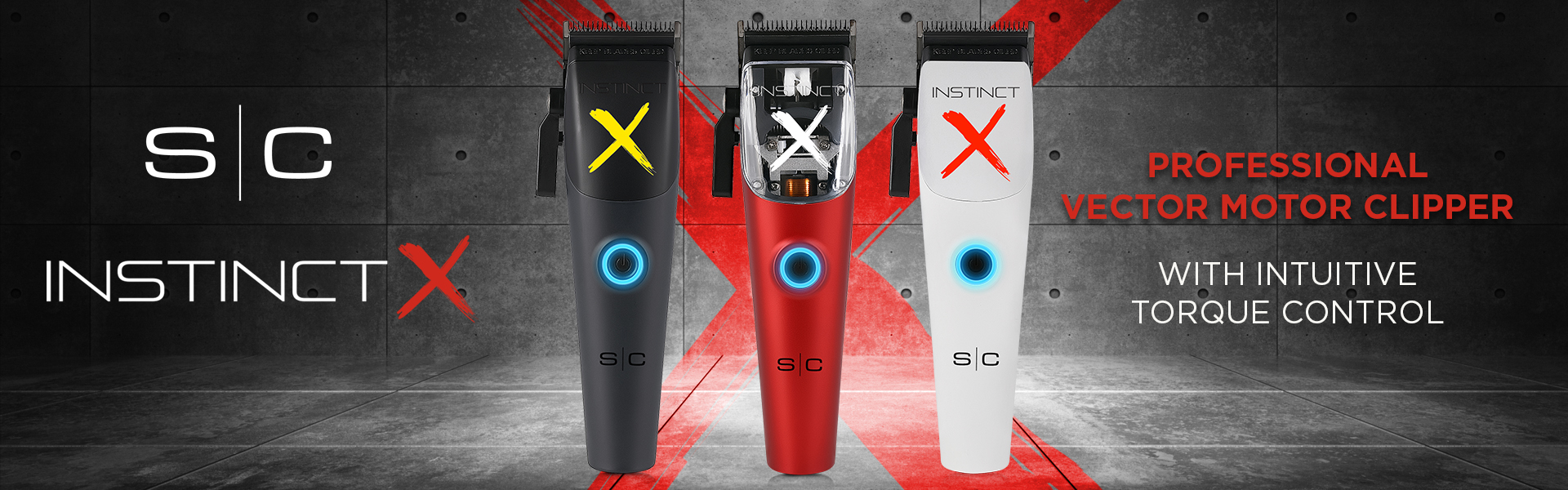 Instinct X Professional Hair Clipper With IN2 Vector Motor | StyleCraft US