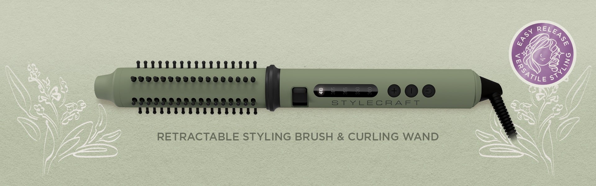 product banner with gold background