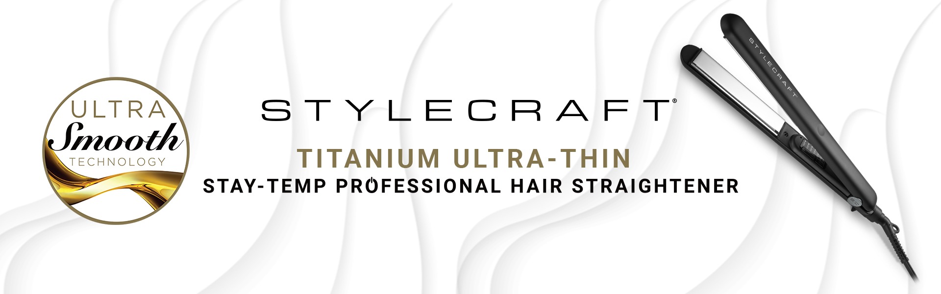 product banner with logo