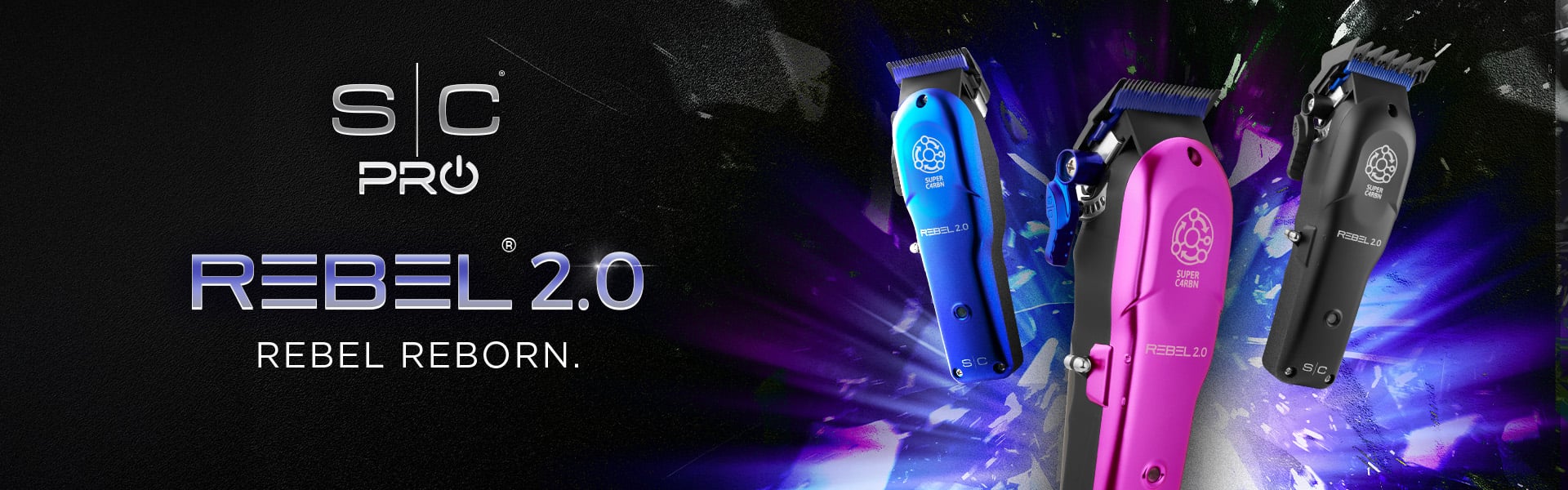 product banner with logo