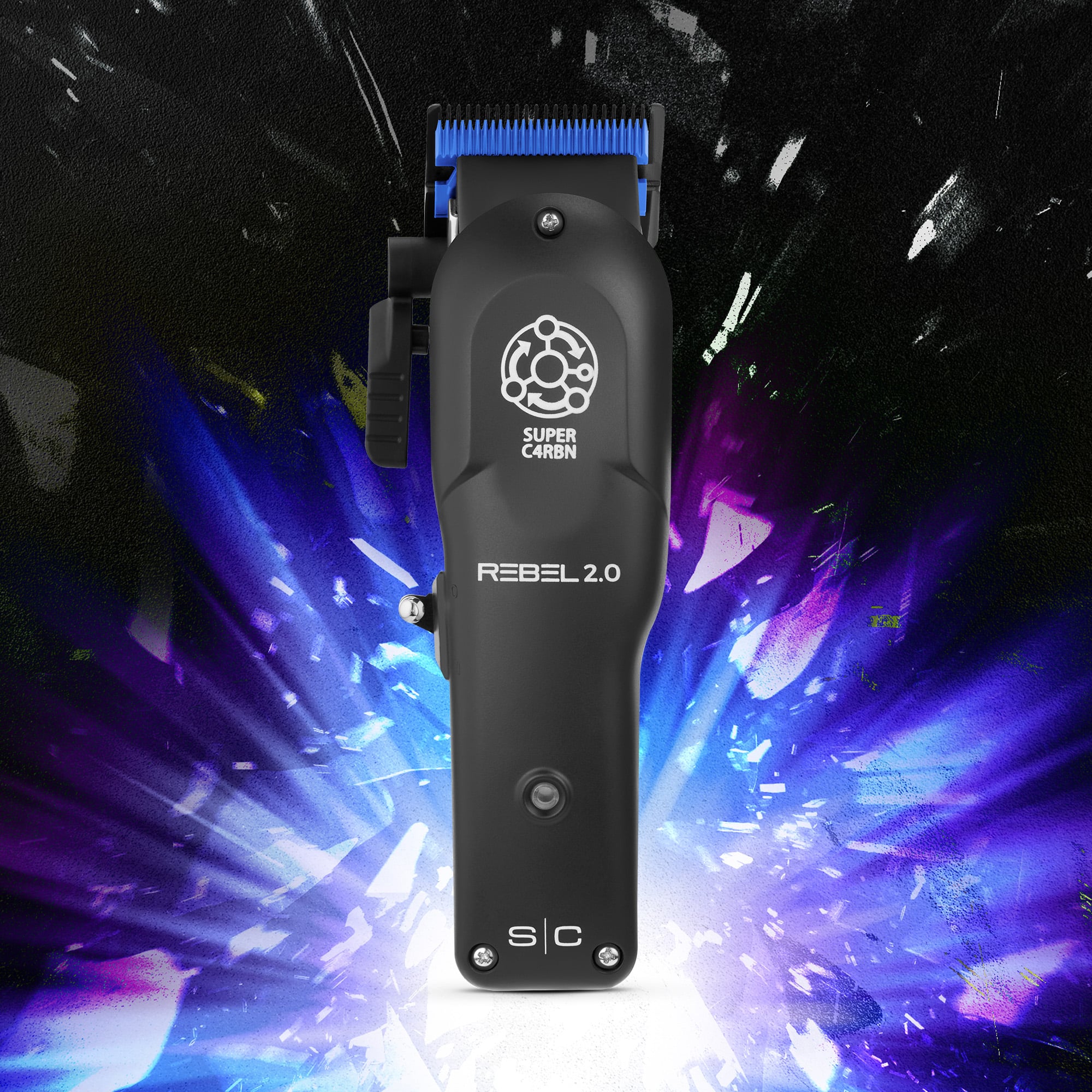 Front shot from of the clipper in black