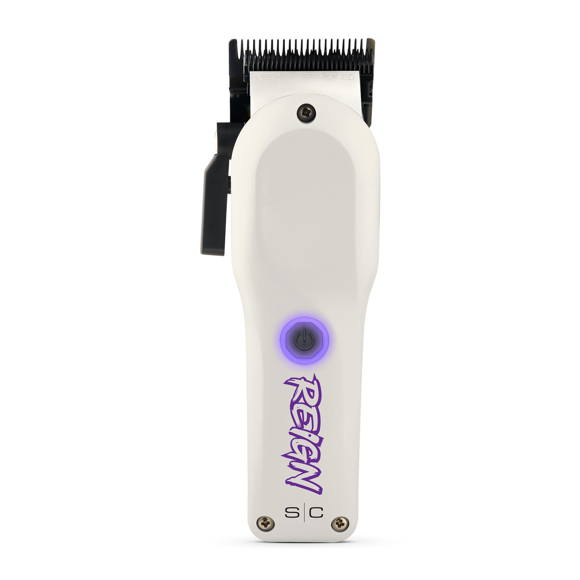Front shot from of the trimmer in black