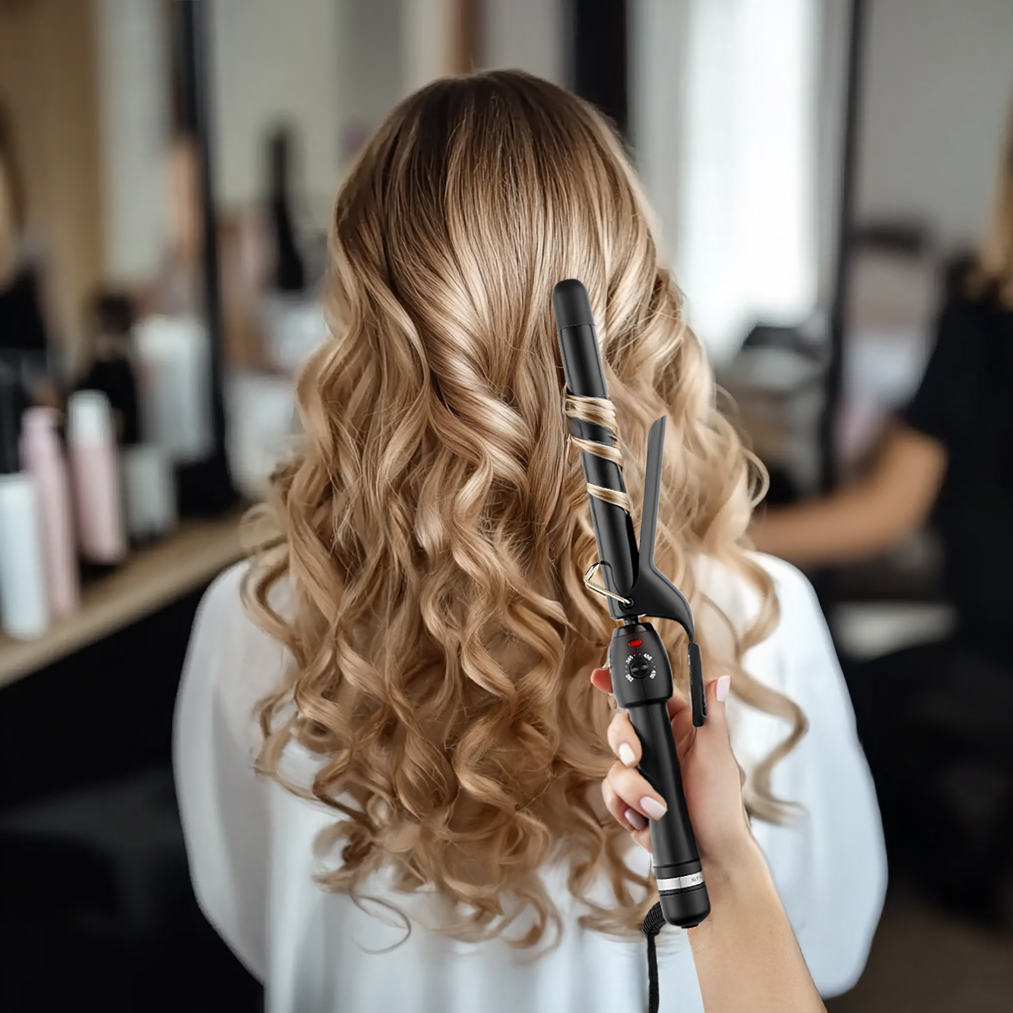 Side by Side shot of black and gold trimmer