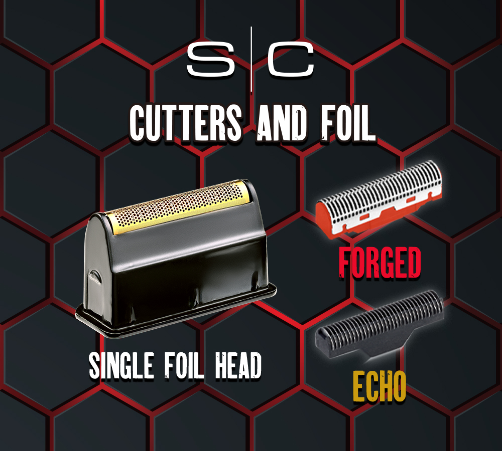 Replacement Black Foil Head and Cutter Set Compatible with Uno 2.0